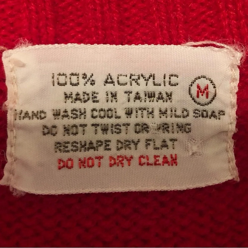 Vintage women’s pullover knit sweater vest size medium - Picture 3 of 5